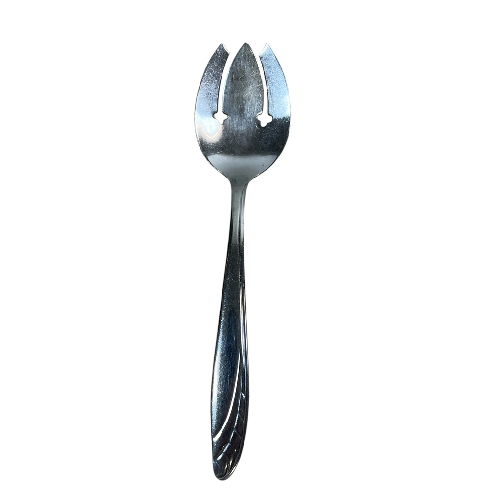 Majesco Stainless USA‎ Cold Meat Serving Fork Vintage Flatware Silverware